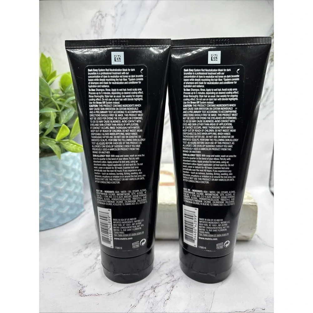 2-Matrix Total Results Dark Envy Color Obsessed Red Neutralization Mask 6.76 oz